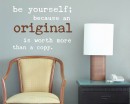 Quotes - Be Yourself Motivational Quote Wall Stickers Vinyl Lettering